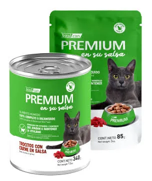 VITAL CAN PREMIUM LATA GATO POLLO 340 GR