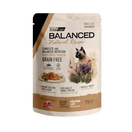 VITAL CAN BALANCED NR POUCH GATO CORDERO X 85 GR