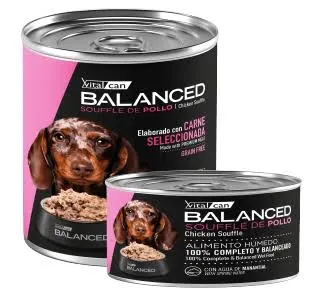 VITAL CAN BALANCED LATA SOUFFLE PERRO CACHORRO POLLO