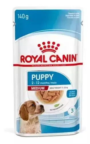 ROYAL CANIN POUCH DOG MEDIUM PUPPY