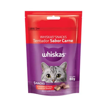WHISKAS SNACK CARNE X 80GR