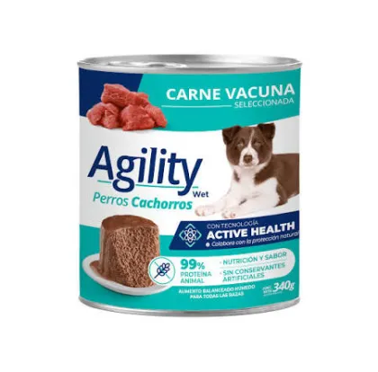 AGILITY LATA PERRO CACHORRO