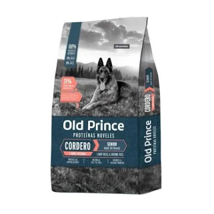 OLD PRINCE NOVEL CORDERO Y ARROZ SENIOR X 15 KG