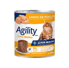AGILITY LATA GATO POLLO