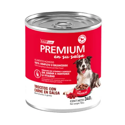 VITAL CAN PREMIUM LATA PERRO CARNE 340 GR
