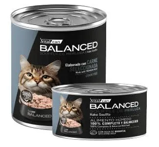VITAL CAN BALANCED LATA SOUFFLE GATO SENIOR MERLUZA