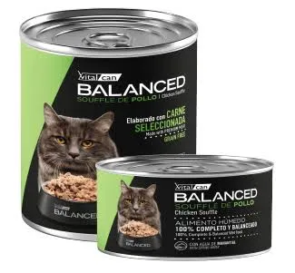 VITAL CAN BALANCED LATA SOUFFLE GATO ADULTO POLLO