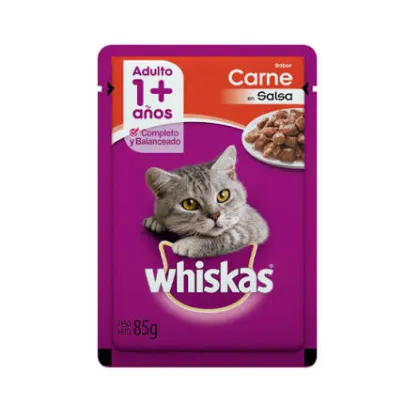 WHISKAS POUCH CARNE