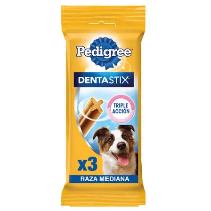 PEDIGREE DENTASTIX RAZAS MEDIANAS X 3