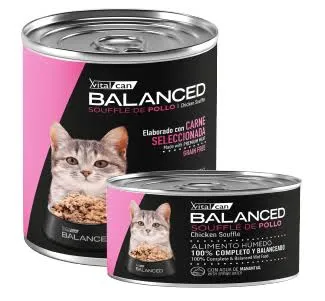 VITAL CAN BALANCED LATA SOUFFLE GATITO POLLO