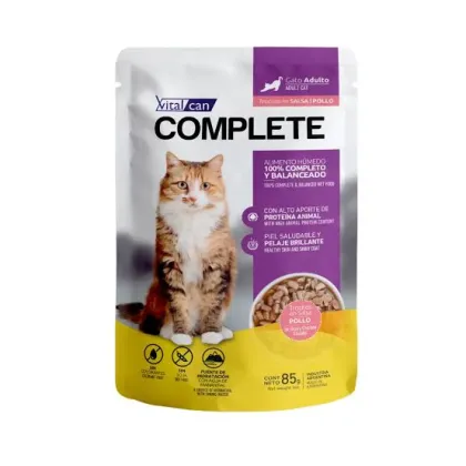VITAL CAN COMPLETE POUCH TROC POLLO GATO