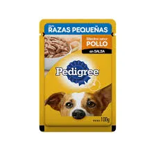 PEDIGREE POUCH RAZA PEQUE&Ntilde;A POLLO