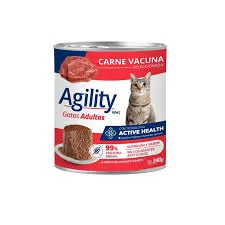 AGILITY LATA GATO CARNE