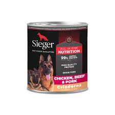 SIEGER LATA PERRO CRIADORES POLLO