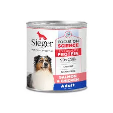SIEGER LATA PERRO ADULTO SALMON