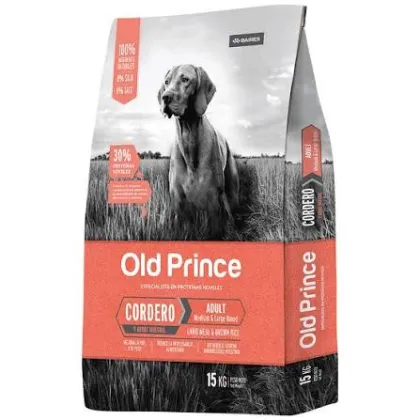 OLD PRINCE NOVEL CORDERO Y ARROZ AD x15kg
