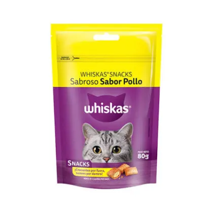 WHISKAS SNACK POLLO X 80GR