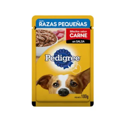 PEDIGREE POUCH RAZA PEQUE&Ntilde;A CARNE